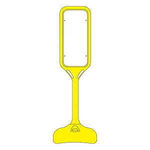 ポップスタンド 白無地 仕様:両面表示 (369220)