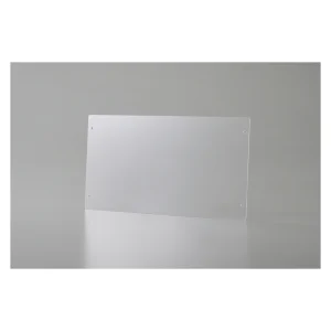 誘導標識専用プレート 壁面用 樹脂タイプ 透明 KEP1323 (377006)