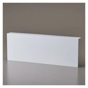 誘導標識専用プレート 天井用L型 アルミタイプ 130×360×1mm (377016)