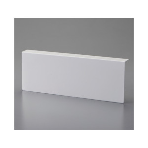 誘導標識専用プレート 天井用L型 樹脂タイプ 白 110×305×1mm (377051)