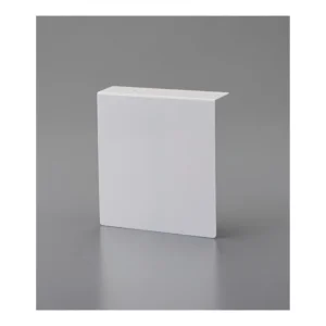 誘導標識専用プレート 天井用L型 樹脂タイプ 白 TCP1212 (377053)