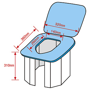 プラ段インスタントイレ