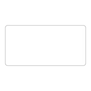 JIS配管識別明示ステッカー 空気関係 (ヨコ) 無地 10枚1組 サイズ: (M) 40×80mm (382500)