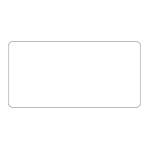 JIS配管識別明示ステッカー 空気関係 (ヨコ) 無地 10枚1組 サイズ: (S) 30×60mm (383500)