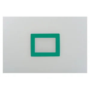 路面区画標識 オリジナル書式掲示用 A5 緑 (403102)