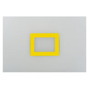 路面区画標識 オリジナル書式掲示用 A5 黄 (403103)