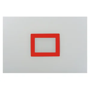 路面区画標識 オリジナル書式掲示用 A5 赤 (403104)