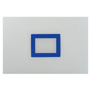 路面区画標識 オリジナル書式掲示用 A5 青 (403105)