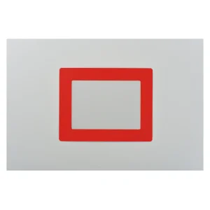 路面区画標識 オリジナル書式掲示用 A4 赤 (403114)
