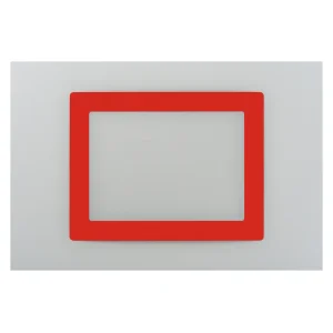 路面区画標識 オリジナル書式掲示用 A3 赤 (403124)