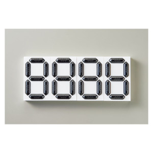 くるっと3Dデジタル数字札 裏面マグネット付き 4個組 (413203)