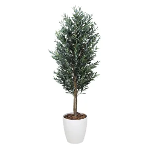 光触媒 人工観葉植物 造花 オリーブ 1.6 (高さ160cm) (148K650)