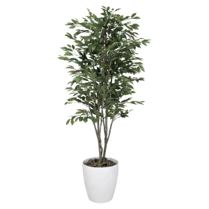 光触媒 人工観葉植物 造花 ベンジャミンツリ- 1.6 (高さ160cm) (156R450)