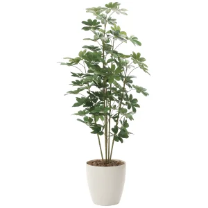 光触媒 人工観葉植物 造花 カポック 1.8 (高さ180cm) (158Ｋ365)