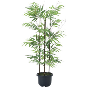 光触媒 人工観葉植物 造花 黒竹 1.0(幹:天然黒竹) (高さ100cm) (176R135)