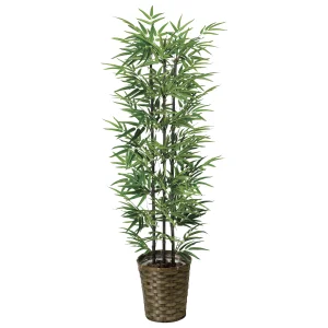光触媒 人工観葉植物 造花 黒竹 1.35(幹:天然黒竹) (高さ135cm) (178A230)