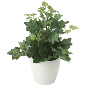 光触媒 人工観葉植物 造花 ヘデラアイビー (高さ33cm) (2039K35)