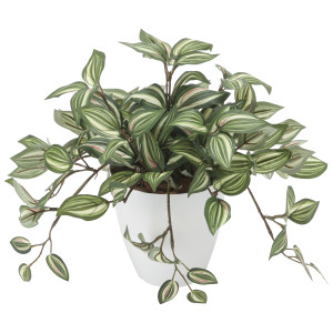 光触媒 人工観葉植物 造花 トラディスカンティア (高さ32cm) (2042P50)