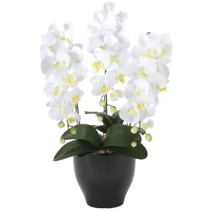 光触媒 人工観葉植物 造花 胡蝶蘭セリースW (高さ66cm) (20K120)