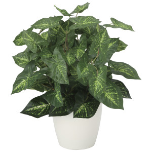 光触媒 人工観葉植物 造花 カラジュームM (高さ36cm) (2104K35)