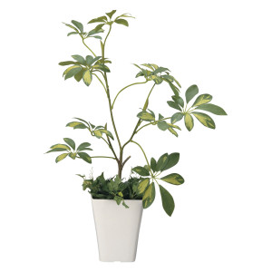光触媒 人工観葉植物 造花 シェフレラ (高さ68cm) (212R70)