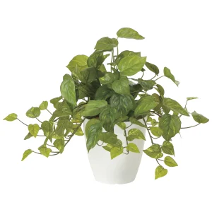 光触媒 人工観葉植物 造花 フレッシュポトス (高さ36cm) (2252A50)