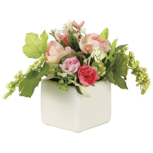 光触媒 人工観葉植物 造花 ヴェリテ (高さ12cm) (2263A28)