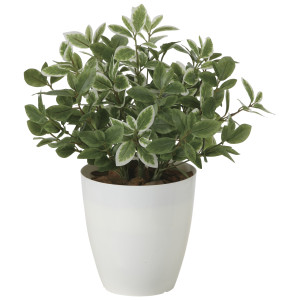 光触媒 人工観葉植物 造花 ミニリーフL (高さ36cm) (2268A50)