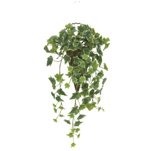 光触媒 人工観葉植物 造花 壁掛け斑入りアイビー (高さ65cm) (2274A70)