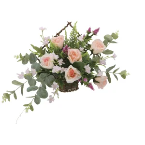 光触媒 人工観葉植物 造花 壁掛けカリナ (高さ35cm) (2276P70)