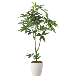 光触媒 人工観葉植物 造花 フレッシュパキラ1.35 (高さ135cm) (2321R300)
