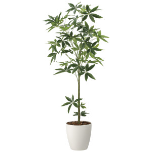 光触媒 人工観葉植物 造花 フレッシュパキラ1.6 (高さ160cm) (2322R430)