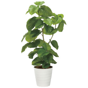 光触媒 人工観葉植物 造花 フレッシュDXウンベラータ1.3 (高さ130cm) (2327A480)