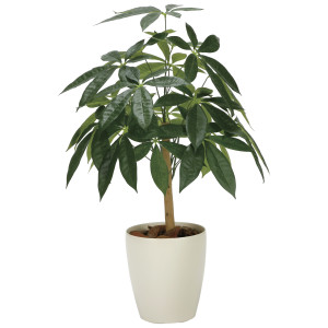 光触媒 人工観葉植物 造花 パキラリーフツリー72 (高さ72cm) (2345A100)