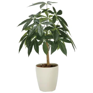 光触媒 人工観葉植物 造花 パキラリーフツリー72 (高さ72cm) (2345A100)