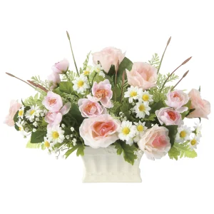 光触媒 人工観葉植物 造花 スモールデージー (高さ27cm) (2381R80)