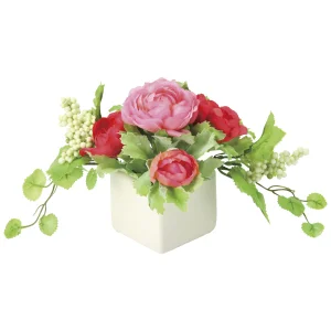 光触媒 人工観葉植物 造花 クラリス (高さ12cm) (2386A35)