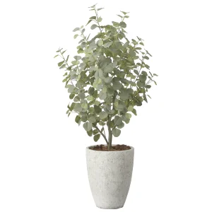 光触媒 人工観葉植物 造花 ナチュラルユーカリツリー1.5 (高さ150cm) (2422A600)