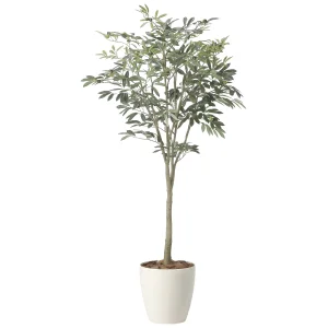 光触媒 人工観葉植物 造花 オリーブツリー1.7 (高さ170cm) (2426A310)