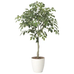 光触媒 人工観葉植物 造花 フィカスツリー1.35 (高さ135cm) (2434A210)