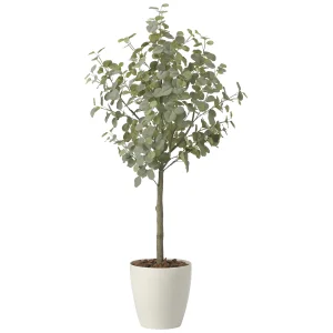 光触媒 人工観葉植物 造花 ユーカリツリー1.85(組立式) (高さ185cm) (2436A450)