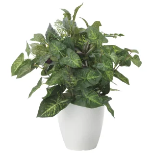 光触媒 人工観葉植物 造花 ミックスカラージューム (高さ42cm) (2448A50)