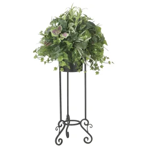 光触媒 人工観葉植物 造花 オーバルスタンド1.05 (高さ105cm) (2524R480)