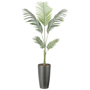 光触媒 人工観葉植物 造花 スリムフレッシュパーム1.55 (高さ155cm) (2531A250)