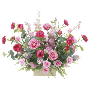 光触媒 人工観葉植物 造花 ビバリー (高さ53cm) (2549A240)