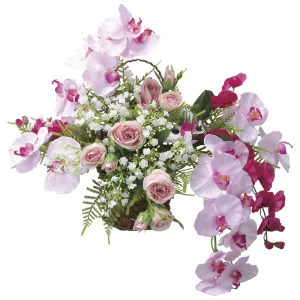 光触媒 人工観葉植物 造花 壁掛けエスファレノ (高さ50cm) (2553A140)