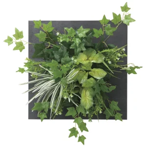光触媒 人工観葉植物 造花 ウオールタイプアイビー45 (高さ45cm) (2558A200)