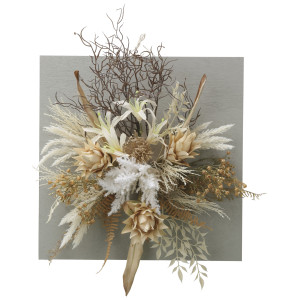 光触媒 人工観葉植物 造花 ウオールタイプジンジャー45 (高さ45cm) (2559A200)