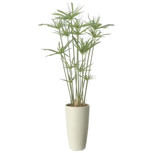 光触媒 人工観葉植物 造花 スリムパピルス1.35 (高さ135cm) (2564R260)