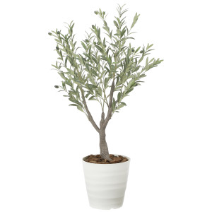 光触媒 人工観葉植物 造花 デラックスオリーブ1.1 (高さ110cm) (2594A240)